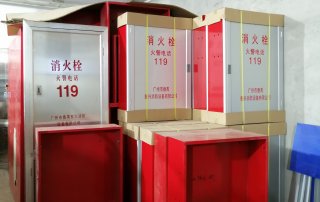 六個步驟就搞定了消防箱的安裝。
